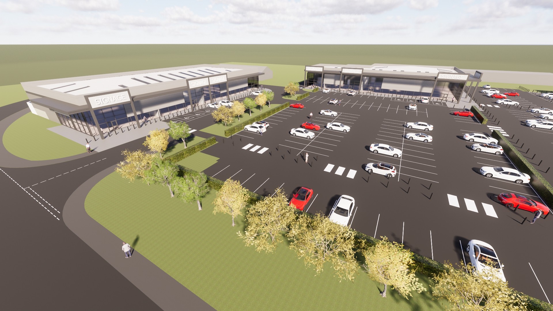 Amble Retail Park Advance Northumberland