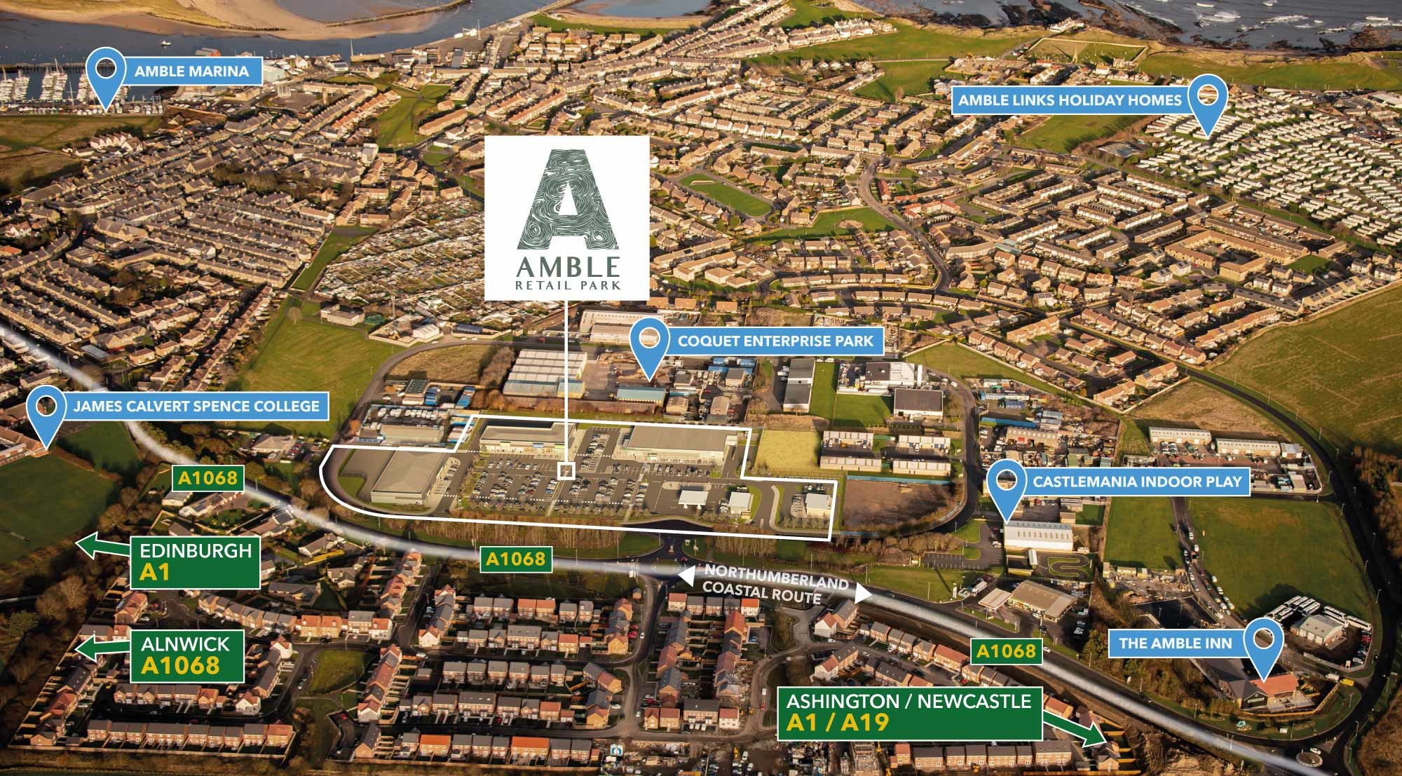 Amble Retail Park Advance Northumberland